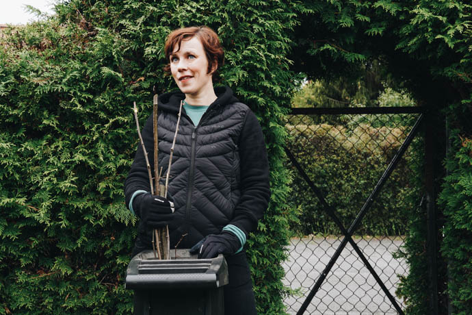 Verschiedene Häcksler im Test