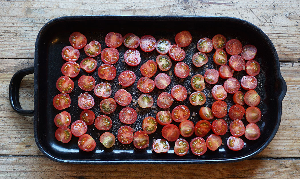 Tomaten im Backofen trocknen